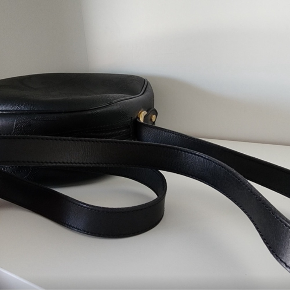 RARE Authentic Christian Dior Trotter Monogram Saddle/Cross Body Bag Blk Leather - Picture 6 of 13